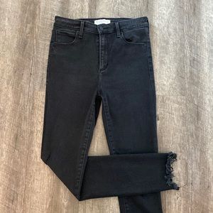 Abercrombie & Fitch high rise black jeans